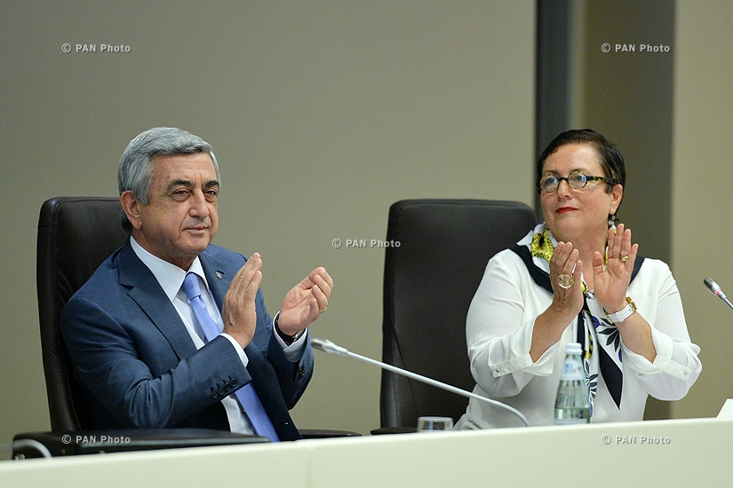 President Serzh Sargsyan meets with representatives of Luys Community in Dilijan