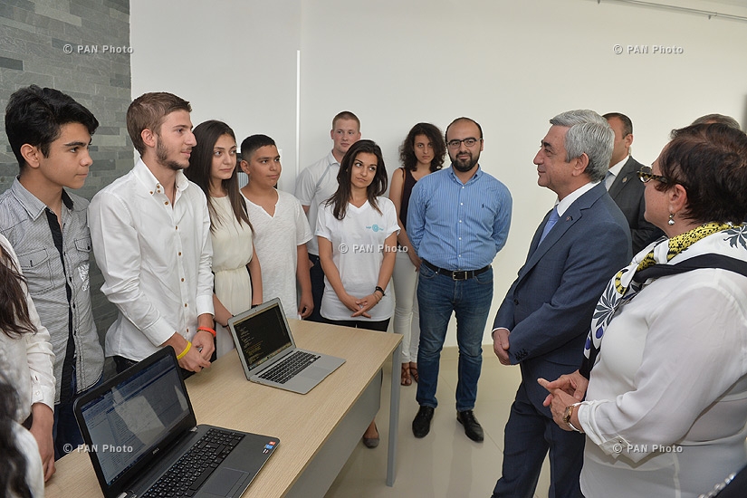 President Serzh Sargsyan meets with representatives of Luys Community in Dilijan
