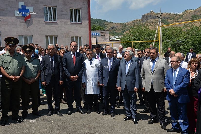 Рабочий визит Президента Сержа Саркисяна в Тавушскую область