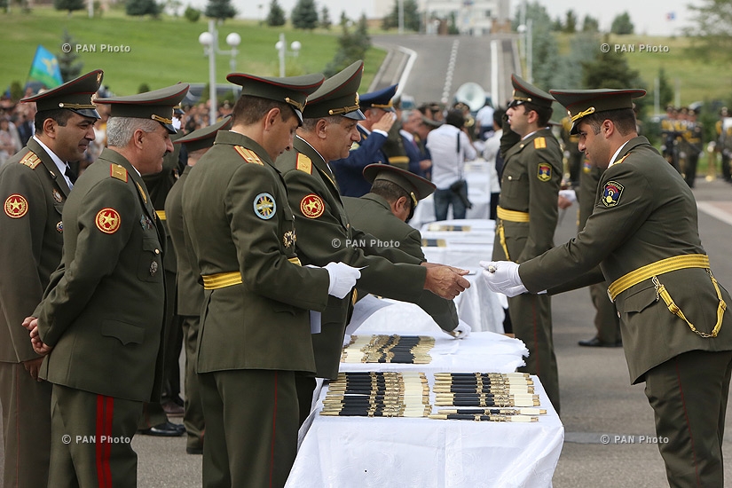 Commencement ceremony of graduates of RA MoD Military Institute after Vazgen Sargsyan and of military educational institutions