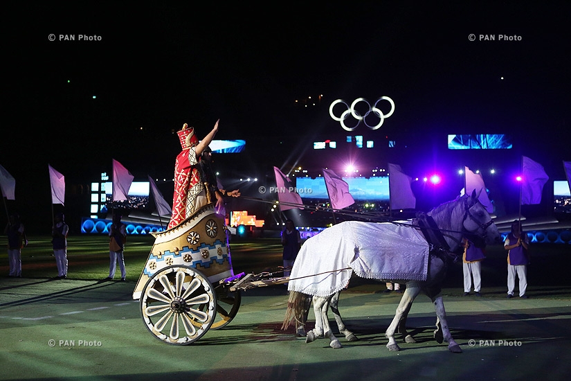 Церемония открытия 6-х летних Всеармянских игр