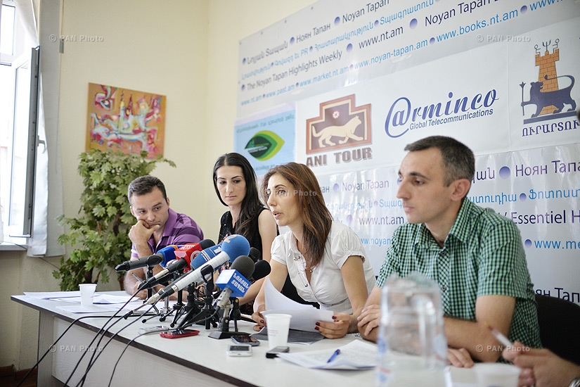Press conference of “No to Robbery” civic initiative's members