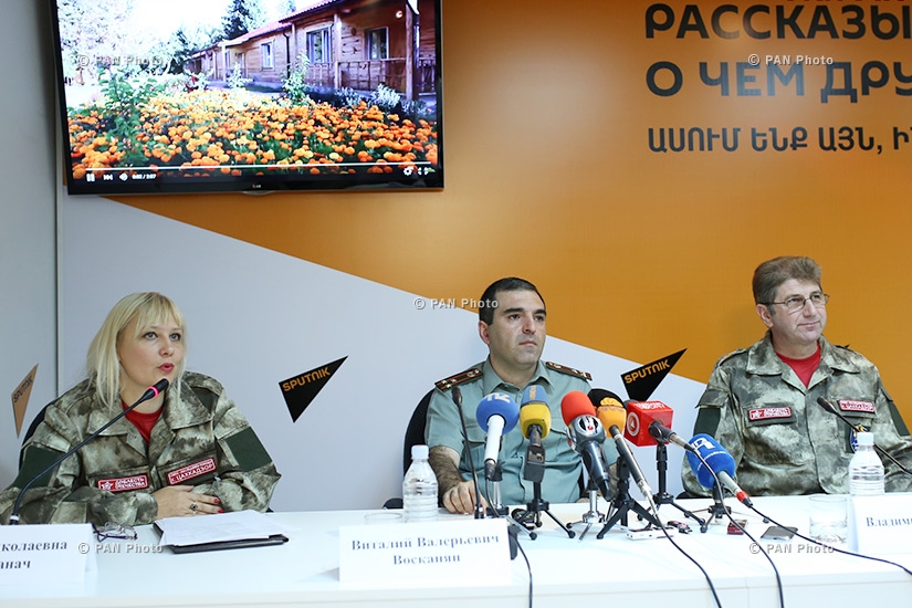 «Միություն 2015. Հաղթանակի ժառանգները» ռազմամարզական կազմակերպությունների միջազգային երիտասարդական կրթական հավաքին նվիրված մամուլի ասուլիս