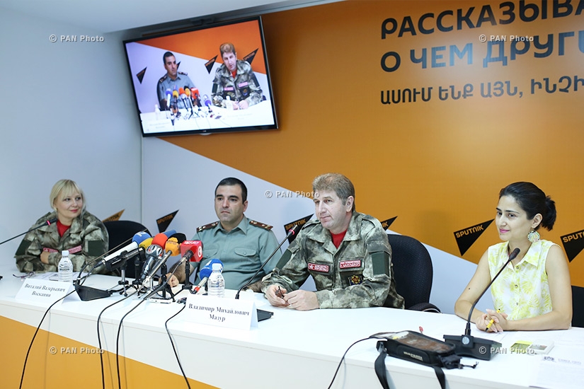 «Միություն 2015. Հաղթանակի ժառանգները» ռազմամարզական կազմակերպությունների միջազգային երիտասարդական կրթական հավաքին նվիրված մամուլի ասուլիս