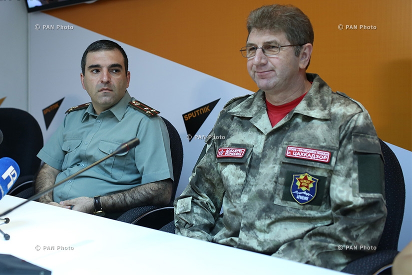«Միություն 2015. Հաղթանակի ժառանգները» ռազմամարզական կազմակերպությունների միջազգային երիտասարդական կրթական հավաքին նվիրված մամուլի ասուլիս