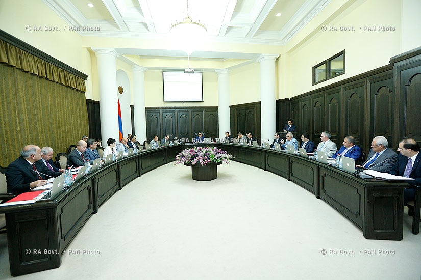 Правительство РА: Заседание Правительства