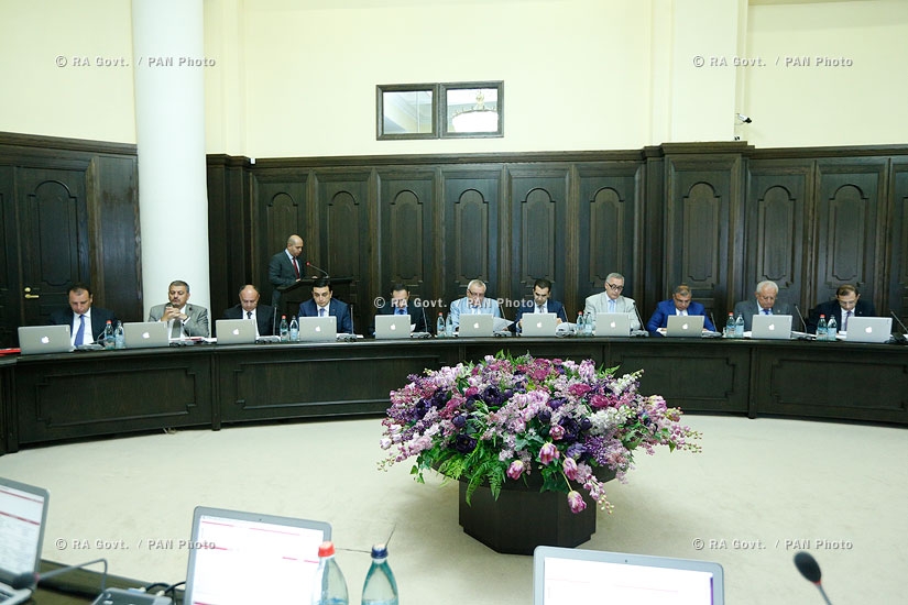 Правительство РА: Заседание Правительства