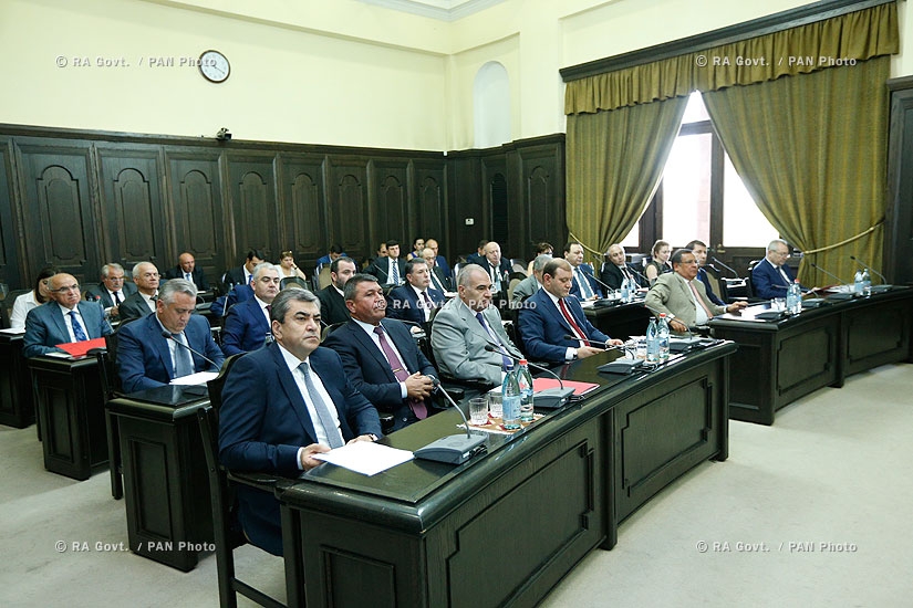 Правительство РА: Заседание Правительства