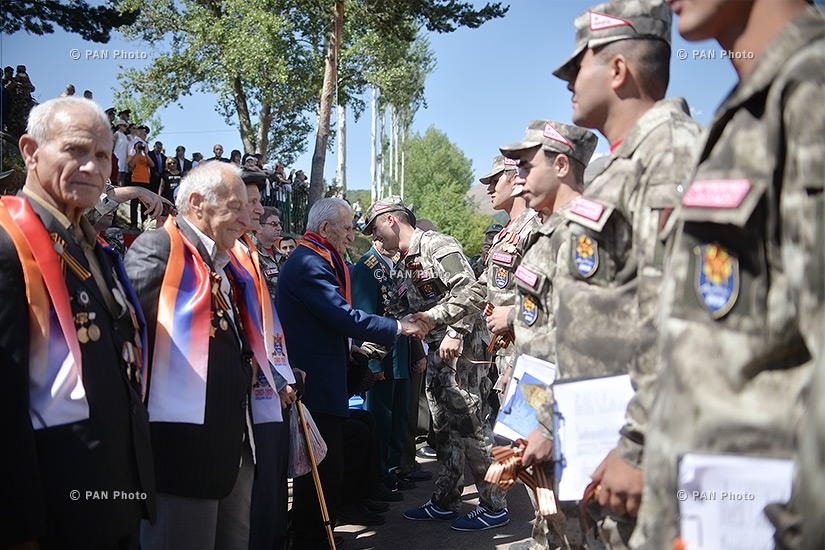 Opening of 'Union 2015: Heirs of Victory – Armenia’ international youth military, sport and educational contest-gathering in Tsaghkadzor