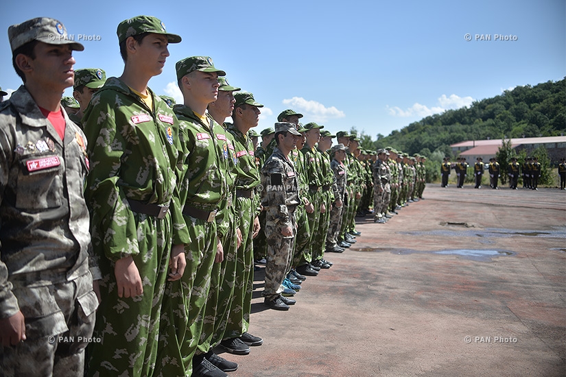 Opening of 'Union 2015: Heirs of Victory – Armenia’ international youth military, sport and educational contest-gathering in Tsaghkadzor