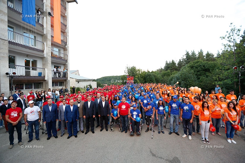 Открытие молодежного слета «Базе-2014» в Цахкадзоре 