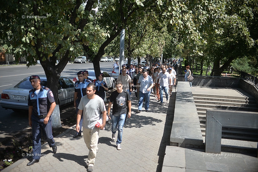 Protest in support of Syuzi Gevorgyan
