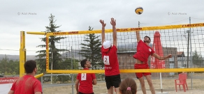Beach volleyball is organized in Sevan within the framework of  “Be active, live healthy” program