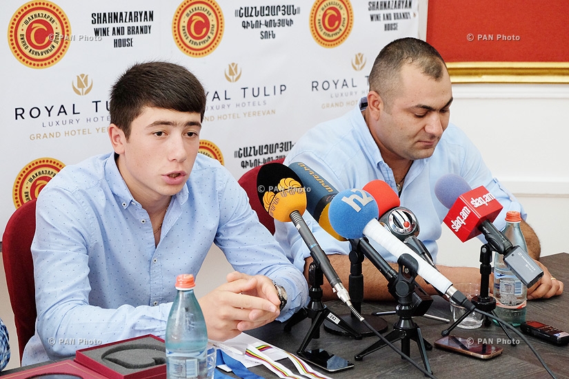 Press conference of Edgar Stepanyan, Pavel Stepanyan and Armen Gyozalyan
