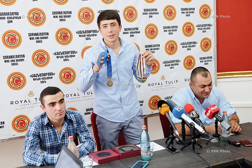 Press conference of Edgar Stepanyan, Pavel Stepanyan and Armen Gyozalyan
