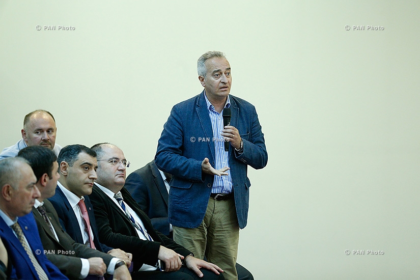 Lecture of RA Minister of Health Armen Muradyan at American University of Armenia