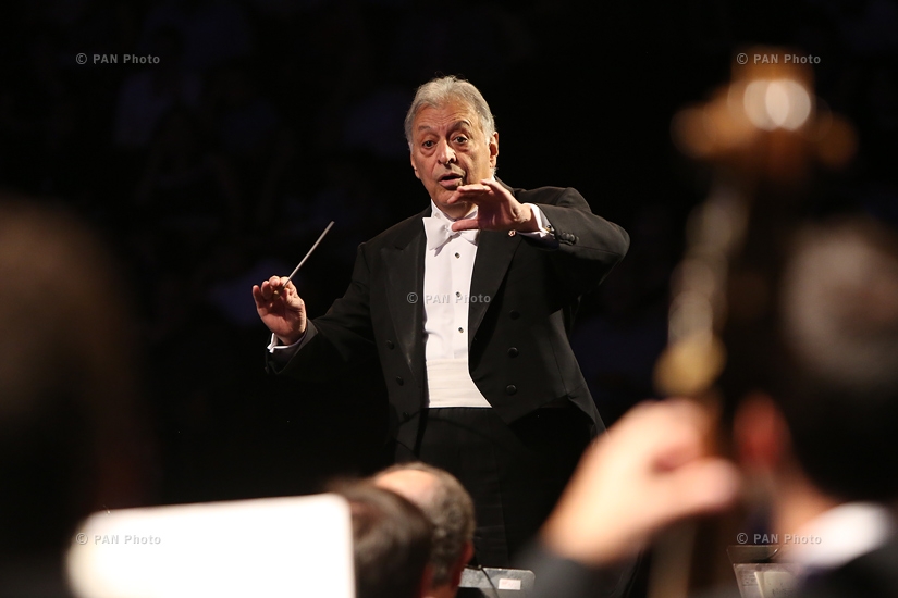 Concert by Israel Philharmonic Orchestra under conductor Zubin Mehta's baton
