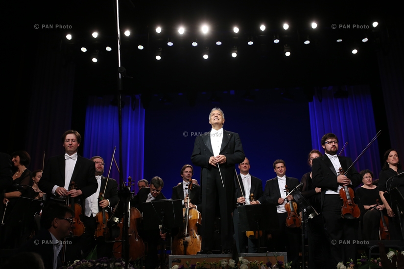 Concert by Israel Philharmonic Orchestra under conductor Zubin Mehta's baton