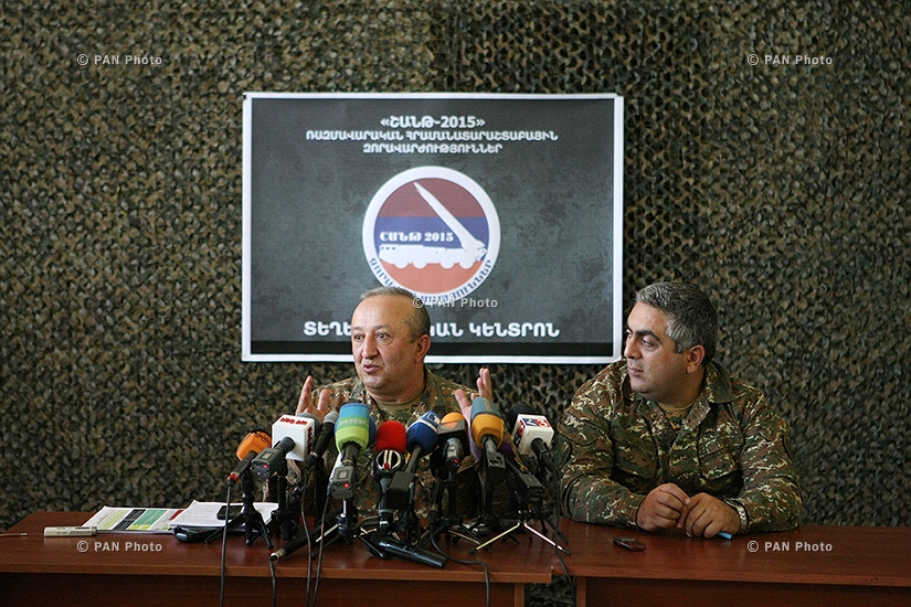 Press conference of deputy chief of General Staff of Armenia Movses Hakobyan