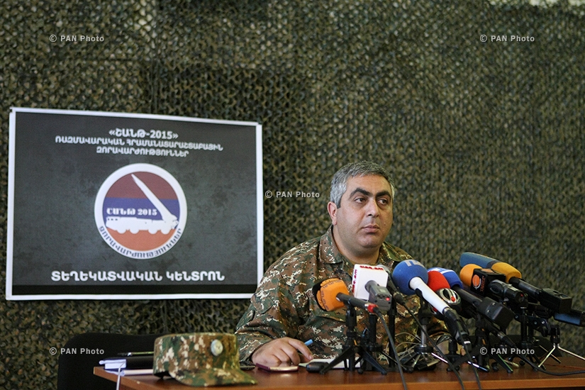 Press conference of Defense Minister's Press Secretary Artsrun Hovhannisyan