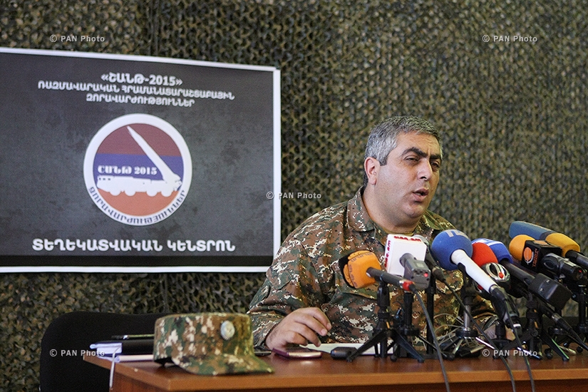 Пресс-конференция пресс-секретаря министра обороны Армении Арцруна Ованнисяна 