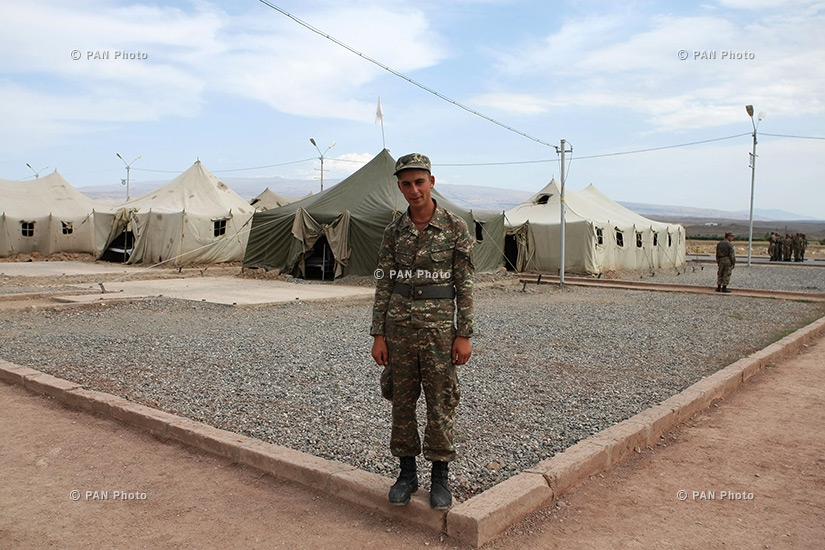 Учения «Шант-2015»: Формирование условного палаточного лагеря