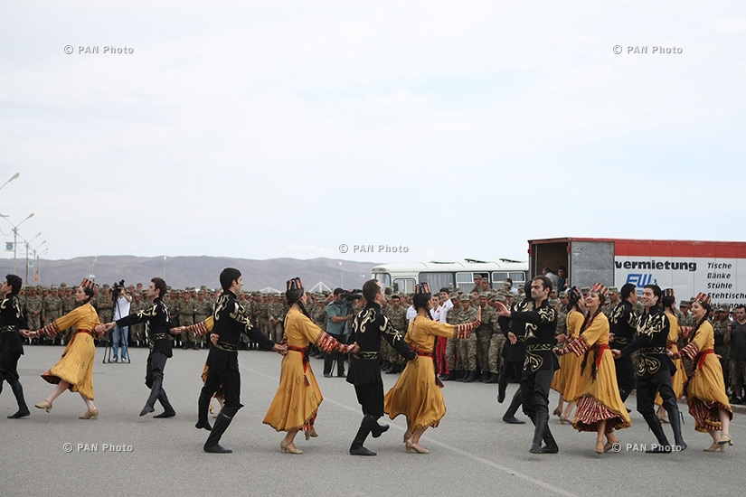 «Շանթ-2015». Պայմանական վրանային ավանի ձևավորում