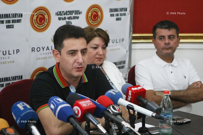 Press conference of memebers of Armenian National Philharmonic Orchestra 
