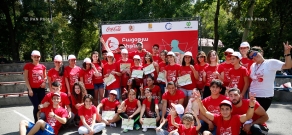 Outdoor fitness is organized withinh the framework of “Be active, live healthy” program