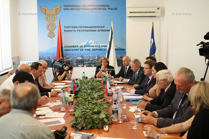 Делегация, возглавляемая заместителем председателя Сената Чехии, посетила Торгово-промышленную палату РА 