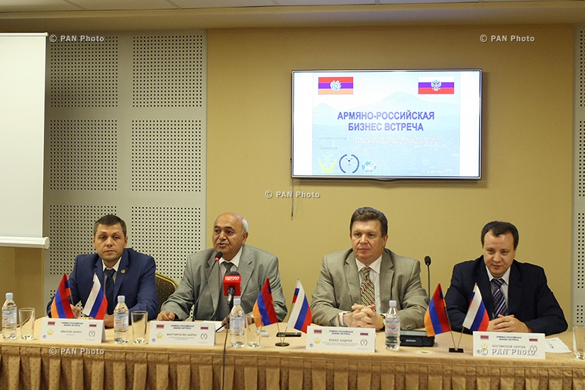 Armenia-Russia partnership business meeting