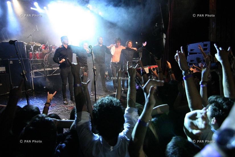 Рок-концерт Progressing Yerevan с участием норвежской группы Leprous 