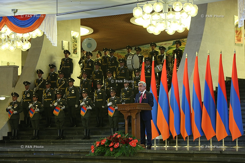 Торжественный прием в СКК имени К.Демирчяна по случаю 24-й годовщины независимости Армении 