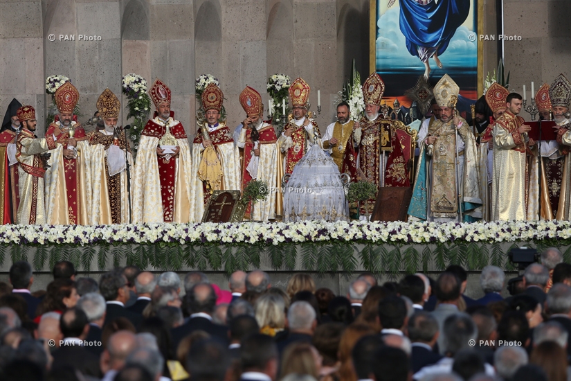 Blessing of the Holy Chrism ( myron ) at the Mother See of Holy Etchmiadzin, which occurs once every 7 years