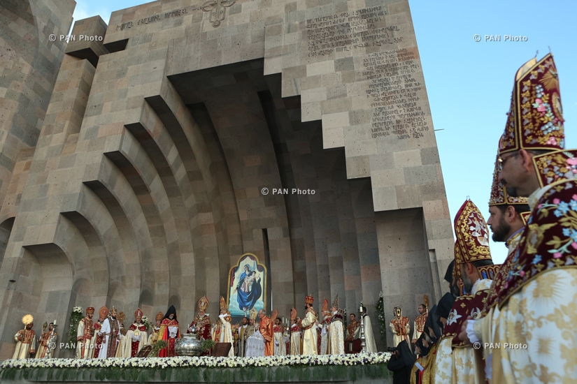 Blessing of the Holy Chrism ( myron ) at the Mother See of Holy Etchmiadzin, which occurs once every 7 years