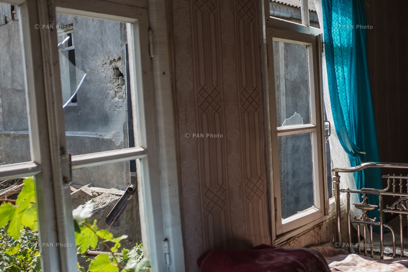 Село Бердаван Тавушской области, обстрелянное со стороны ВС Азербайджана