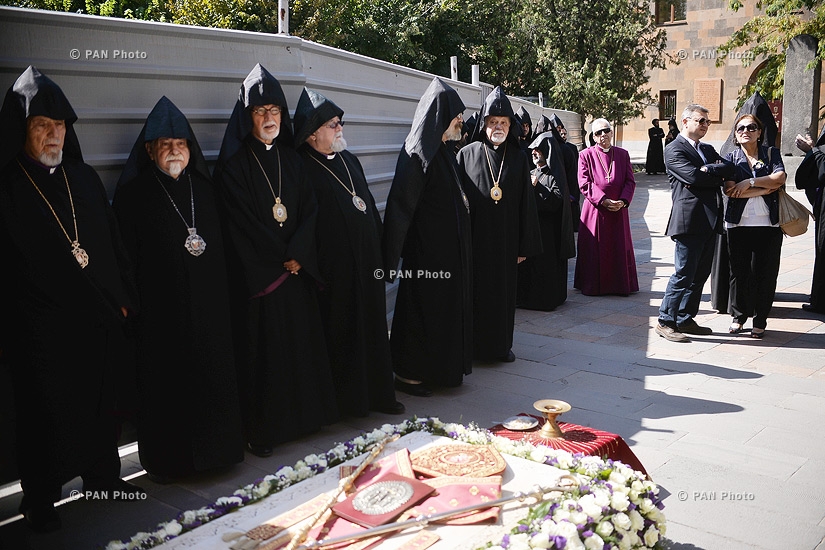 Поминальная молитва, посвященная Католикосу Всех Армян Гарегину Первому