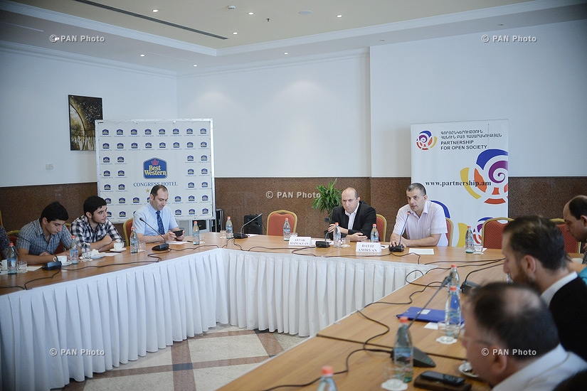 Discussion with the participation of members of the initiative Partnership for Open Society