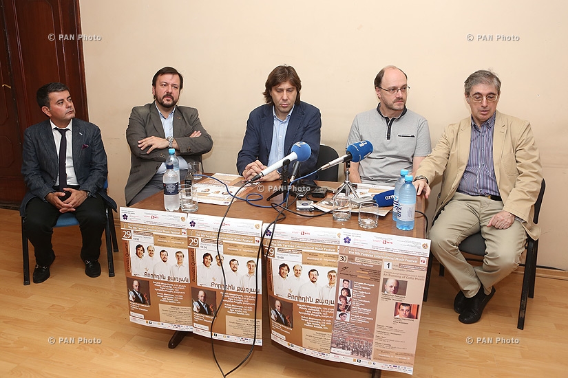 Press conference with the participation of the Borodin Quartet 