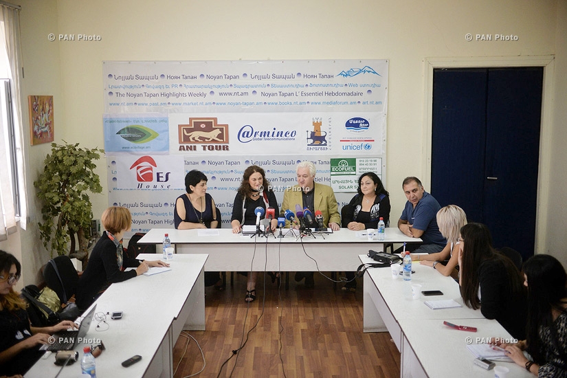 Пресс-конференция турецкой певицы из Германии Леман Штехн и ее продюсера, эксперт-аналитика по региональным вопросам Саркиса Ацпаняна