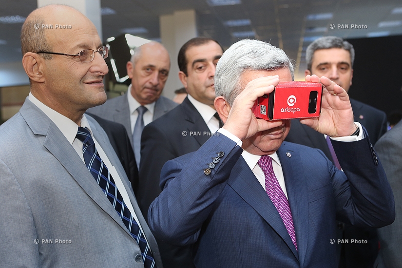 Президент Армении Серж Саргсян посетил международную технологическую выставку «DigitТec Expo»