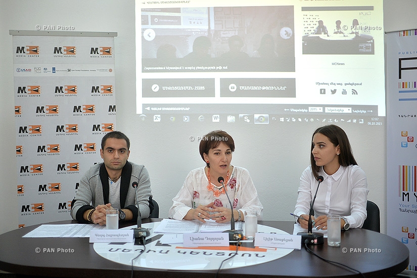 Press conference on Open Government Partnership: Monitoring Results of the Processes in Armenia