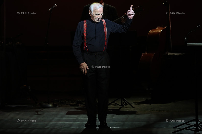 Концерт Шарля Азнавура в Ереване 
