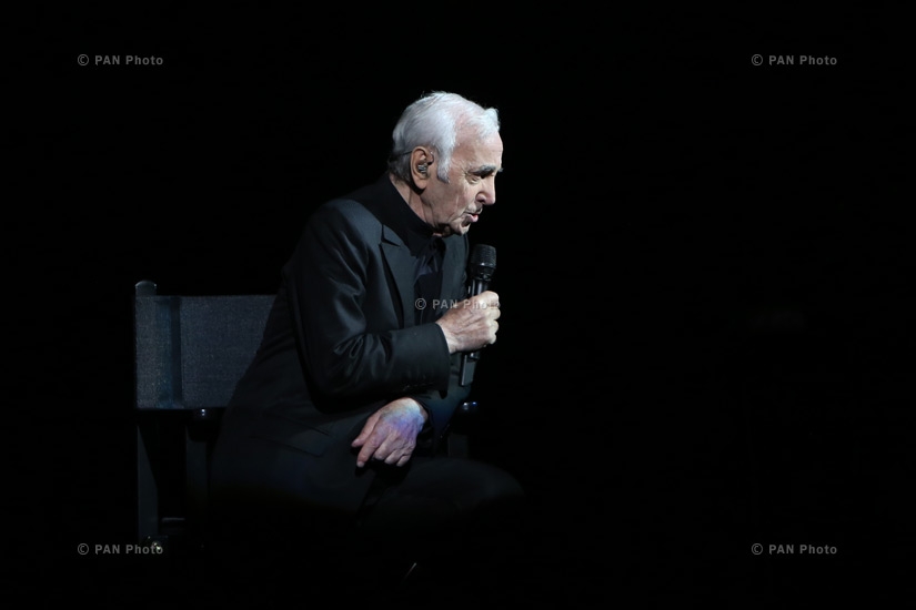 Концерт Шарля Азнавура в Ереване 