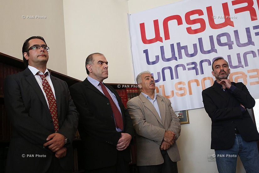 Пресс-конференция, посвященная фронту общественного спасения «Новая Армения»