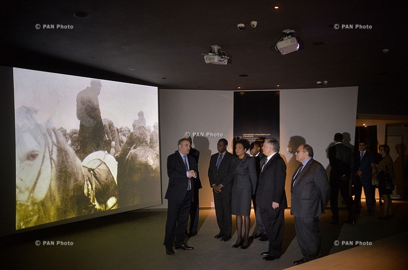 Secretary-General of the Organisation internationale de la Francophonie Michaëlle Jean visits Tsitsernakaberd Memorial and Armenian Genocide Museum-Institute