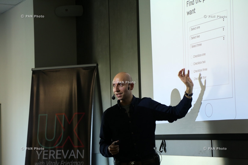 Vitaly Friedman's UX/UI workshop in Yerevan