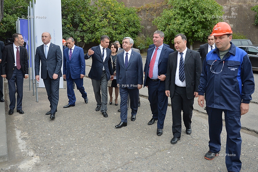 Նախագահ Սերժ Սարգսյանի աշխատանքային այցը Սյունիքի մարզ