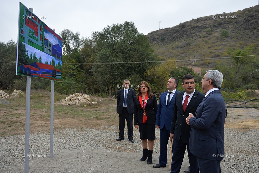 Նախագահ Սերժ Սարգսյանի աշխատանքային այցը Սյունիքի մարզ