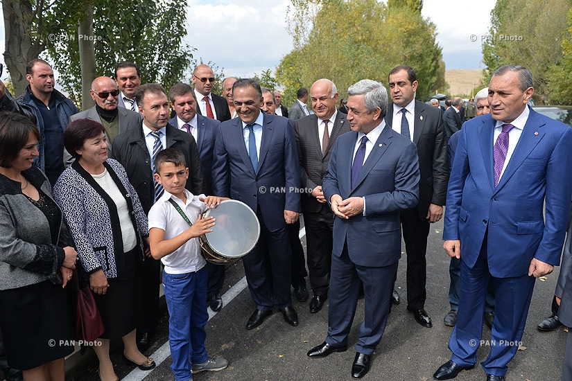 Նախագահ Սերժ Սարգսյանի աշխատանքային այցը Սյունիքի մարզ
